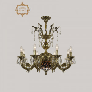 Подвесная люстра Art Classic 31.22.8.KR175SP.250IT.GB.Sp.Amber.Blue.1D