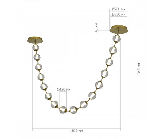 Подвесная люстра ST Luce Helmi SL6520.303.18 Подвесная люстра ST Luce Helmi SL6520.303.18