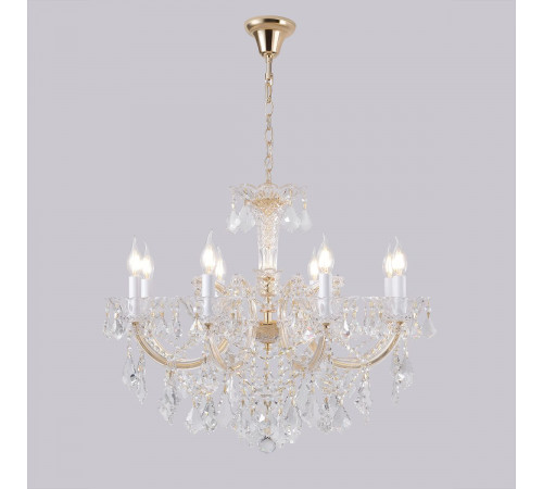 Подвесная люстра Crystal Lux CRISTELLE SP8 GOLD