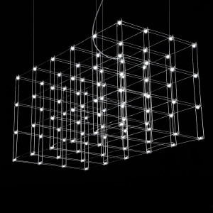 Подвесная люстра Imperiumloft Quasar Cosmos Square 144369-22