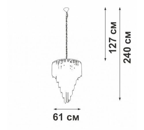 Подвесная люстра Vitaluce V5893-9/10 Подвесная люстра Vitaluce V5893-9/10