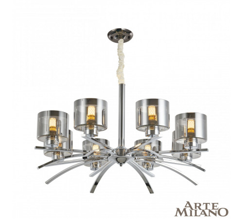 Подвесная люстра Arte Milano Neapolis 278207/8 Ni