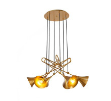 Подвесная люстра Mantra Jazz Pintura Oro 6350