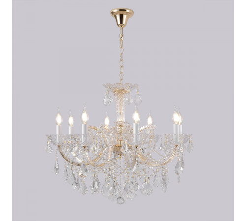 Подвесная люстра Crystal Lux CRISTELLE SP8 GOLD