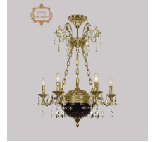 Подвесная люстра Art Classic 31.51.6.CK125SP.250SP.G.Sp.Amber.Blue.1B