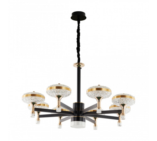 Подвесная люстра Arte Milano Ferrara 273059/8 BK/GD