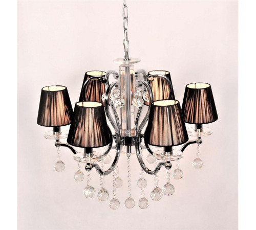 Подвесная люстра Lumina Deco Bellisica LDP 8033-6 BK Подвесная люстра Lumina Deco Bellisica LDP 8033-6 BK