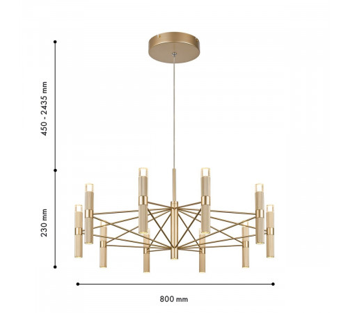 Подвесная люстра Favourite Blick 4759-10P