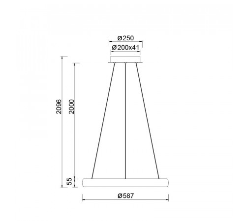 Подвесная люстра Mantra Flats 9430