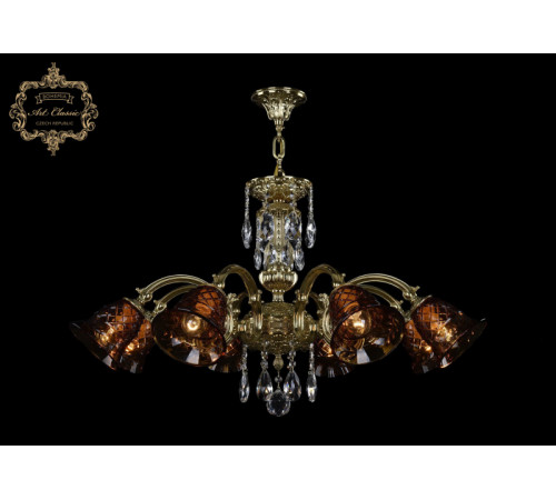 Подвесная люстра Art Classic 31.31.8.NV215IV.150SP.G.Sp.Amber.1B