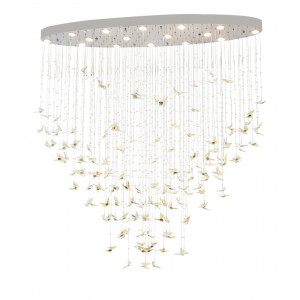 Подвесная люстра Stilfort Кристал Флайт 2201/09/16PL