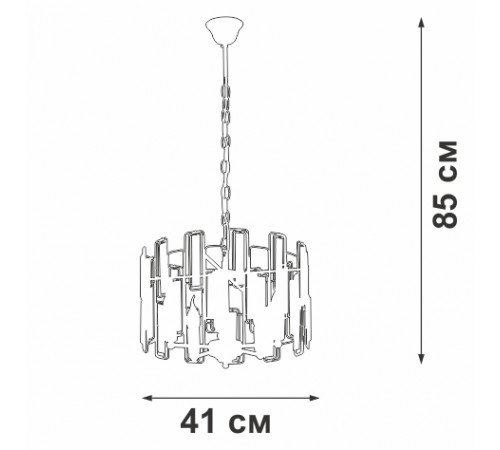 Подвесная люстра Vitaluce V5830-1/5 Подвесная люстра Vitaluce V5830-1/5