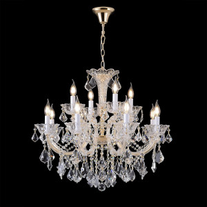 Подвесная люстра Crystal Lux CRISTELLE SP8+4 GOLD