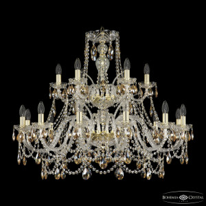 Подвесная люстра Bohemia Ivele Crystal 1411/12+6/360/2d G K721