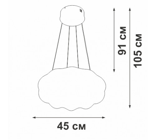 Подвесная люстра Vitaluce V2112DT-0/1S Подвесная люстра Vitaluce V2112DT-0/1S