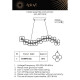 Подвесная люстра Aployt Alunia APL.097.03.18