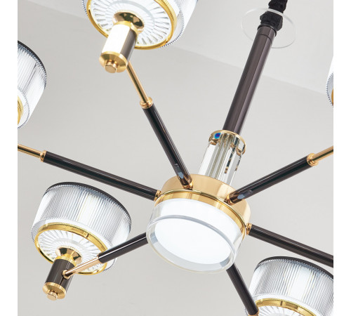 Подвесная люстра Arte Milano Neapolis 276210/6 BK/GD