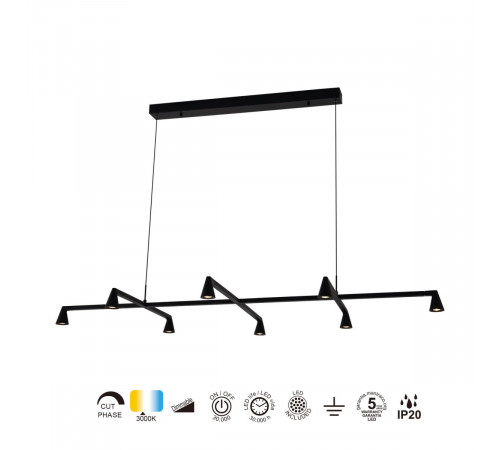 Подвесная люстра Mantra Africa 9408