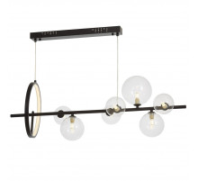 Подвесная люстра Lumina Deco LDP 7033-7 BK+CL