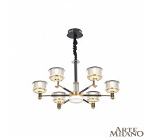 Подвесная люстра Arte Milano Neapolis 276210/6 BK/GD