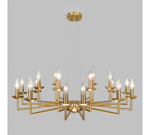 Подвесная люстра Eurosvet Cariso 60150/18 латунь