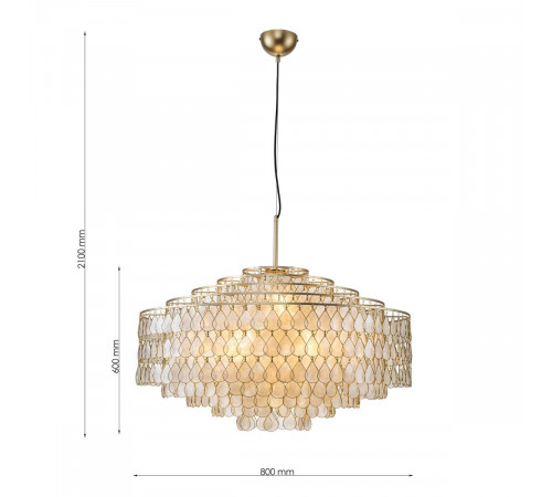 Подвесная люстра Favourite Mollitia 4763-10P