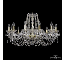 Подвесная люстра Bohemia Ivele Crystal 1402/12/300 G Leafs