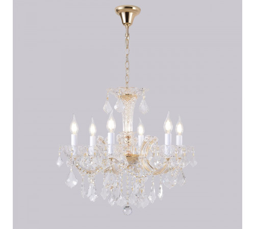 Подвесная люстра Crystal Lux CRISTELLE SP6 GOLD