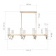 Подвесная люстра ST Luce Элегра SL1402.223.08