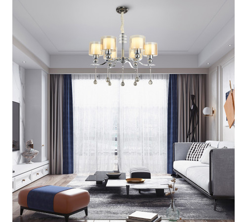 Потолочная люстра Arte Milano Neapolis 279207/6 Ni