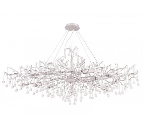 Подвесная люстра Crystal Lux REINA V2 SP12 L1500 SILVER PATINA