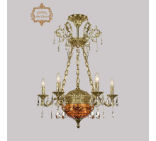 Подвесная люстра Art Classic 31.51.6.CK125SP.250SP.G.Sp.Amber.1D