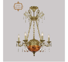 Подвесная люстра Art Classic 31.51.6.CK125SP.250SP.G.Sp.Amber.1D