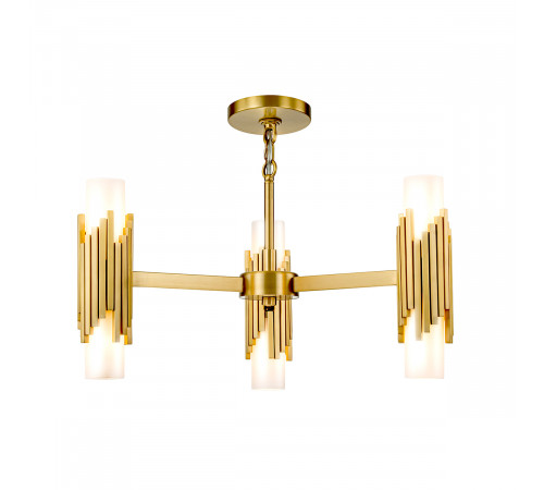 Подвесная люстра Elstead Lighting MARVELE6-AB-OPAL