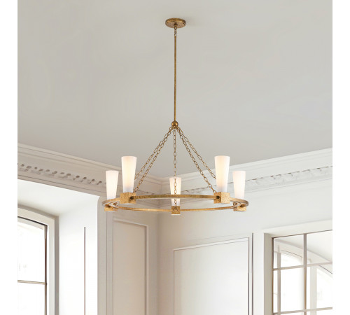 Подвесная люстра Elstead Lighting KRISTY5-DG-OPAL