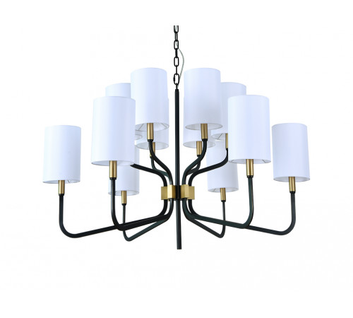 Подвесная люстра Newport 35212/С black+brass М0071697