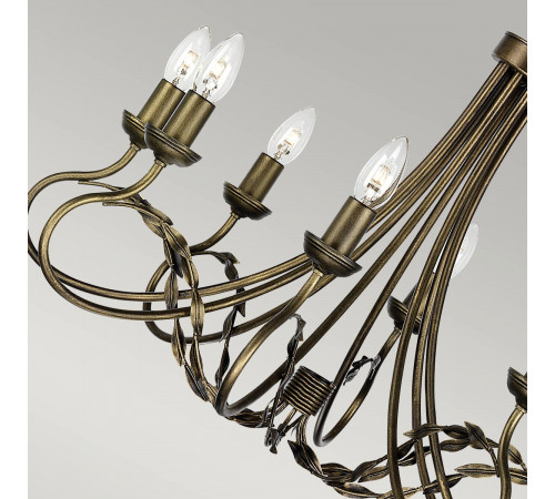 Подвесная люстра Elstead Lighting OV8-BLK-GOLD