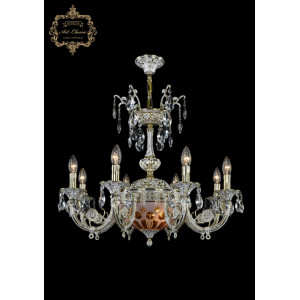 Подвесная люстра Art Classic 31.12.8.KR175SP.250IT.GW.Sp.Amber.White.1E