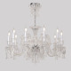 Подвесная люстра Crystal Lux VERSAILLES SP10 CHROME