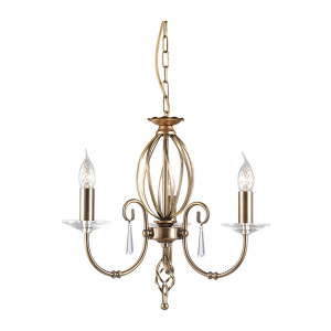 Подвесная люстра Elstead Lighting AG3-AGED-BRASS