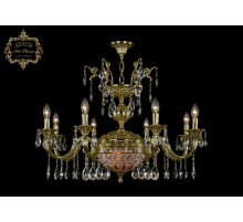 Подвесная люстра Art Classic 31.29.8.CK250SP.250GL.G.Sp.Amber.White.1D