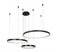 Подвесная люстра LED4U L8806-800-580-380 BK