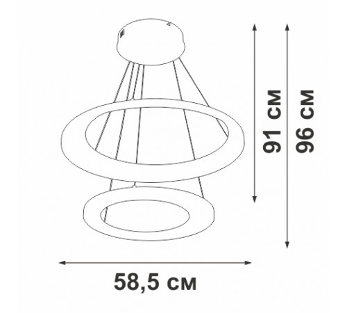 Подвесной светильник Vitaluce V2695-1/2S Подвесной светильник Vitaluce V2695-1/2S