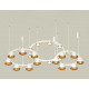 Комплект подвесного светильника Ambrella Light Techno Ring XR92082000 (A9208x3, C9241, C9236, C9236, N8144, N8124)