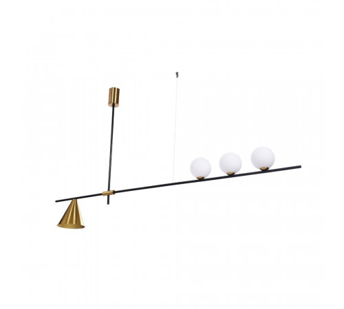 Подвесной светильник Lumina Deco Renzo LDP 6043-4 BK+MD