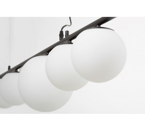 Подвесной светильник Lumina Deco Baristica LDP 6012-5 BK+WT Подвесной светильник Lumina Deco Baristica LDP 6012-5 BK+WT