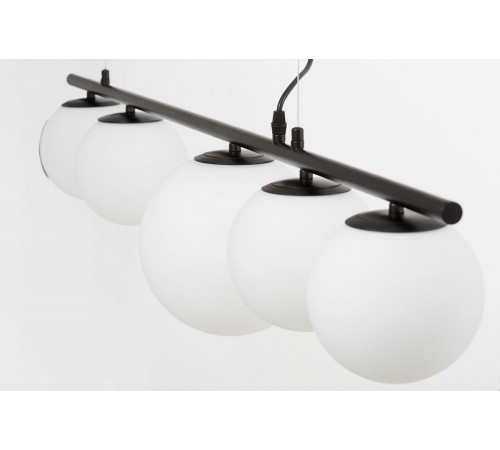 Подвесной светильник Lumina Deco Baristica LDP 6012-5 BK+WT Подвесной светильник Lumina Deco Baristica LDP 6012-5 BK+WT