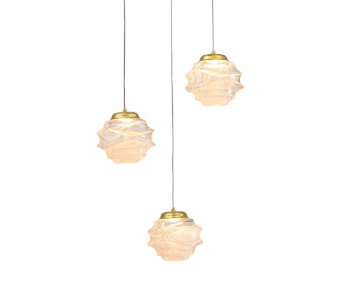 Подвесной светильник Delight Collection MD25030003-3A gold/clear Подвесной светильник Delight Collection MD25030003-3A gold/clear