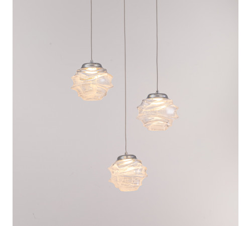 Подвесной светильник Delight Collection MD25030003-3A chrome/clear Подвесной светильник Delight Collection MD25030003-3A chrome/clear