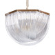 Подвесной светильник Delight Collection Murano Glass A001-800 L12 brass/clear